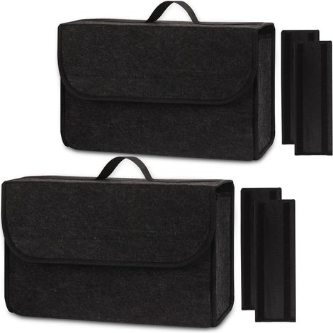 Kofferraum-Organizer aus Filz, 2er-Set, verstärkt, rutschfest, 40x15x25cm (1/5)