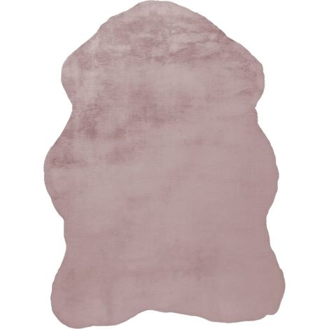 Tapis lapin 200 rosa sheepskin - 60 x 90 cm (1/5)