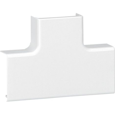 Dérivation en T à plat pour moulure DLPlus 32x16mm blanc 033330 (1/4)
