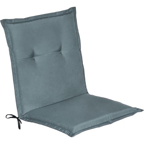 Coussin pour chaise de jardin à dossier bas Loft NL, 100 x 50 x 6 cm, bleu pigeon