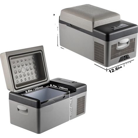Congélateur de voiture portable, utilisation double, fonctionnement économe en énergie, 20L (1/2)