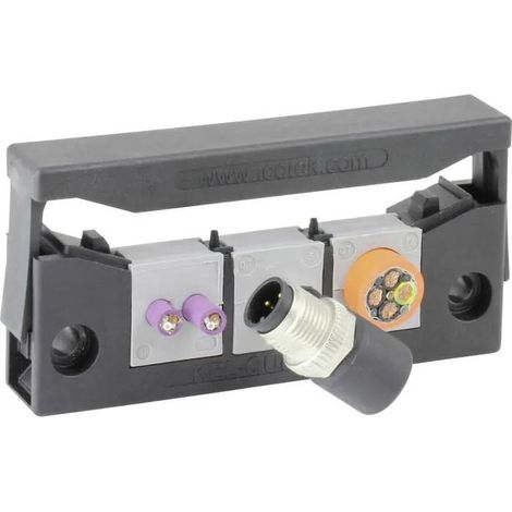 Icotek KEL-QUICK E3 42422 regleta de entrada de cable negra