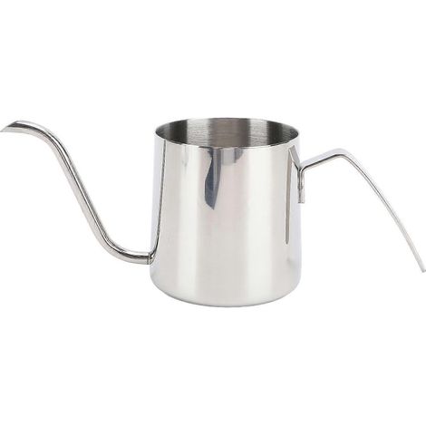 Bouilloire à café filtre 240 ml en acier inoxydable SUS304 avec bec verseur en col de cygne, idéale pour la maison.