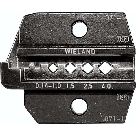 624 071-1 3 0 Rennsteig Werkzeuge GmbH Crimpeinsatz-Solar für Wieland Steckverbinder Querschnitt 0,14mm² - 4mm² - 1 Stück