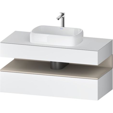 DURAVIT QA4732083180000 QAT KWTU WH Angulaire 1200x550x600 Blanc mat H