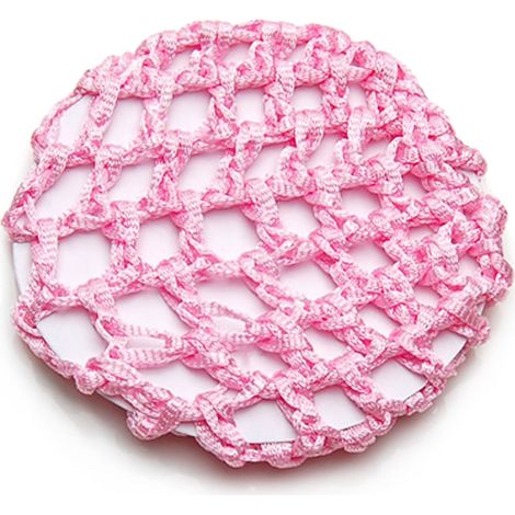 Malla M02 - para un moño, malla de ballet rosa para un moño, malla decorativa para un moño, rosa (1/5)
