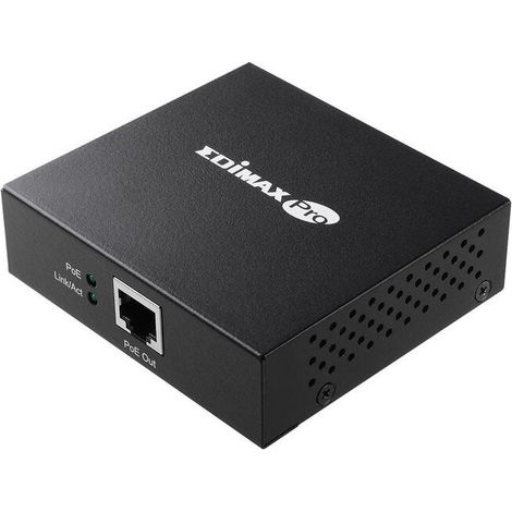 Edimax PoE+ Gigabit IEEE 802.3at Extensión de línea de 100 metros GP-101ET (1/4)