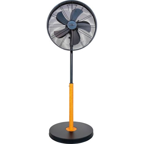 Ventilateur sur pied UNOLD 86725, Black Steel, 50 W