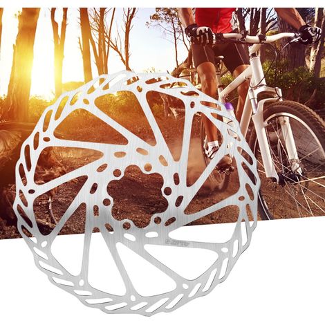 Disque de Frein VTT 203mm en Acier Inoxydable - Kit Plaquettes Frein Bicyclette
