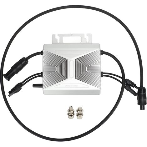 Micro-onduleur WiFi étanche IP67 600W, télécommande intelligente, onduleur solaire de raccordement au réseau 230V pour système photovoltaïque domestique (1/5)
