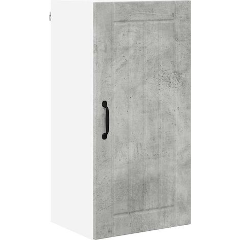Meubles de Rangement,Armoire de cuisine Gris béton 40 x 31 x 80 cm Bois d'ingénierie CFW809093 (1/5)