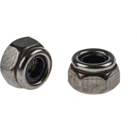 Ecrou frein RS PRO M4 Insert nylon ( Prix pour Sachet de 100 )