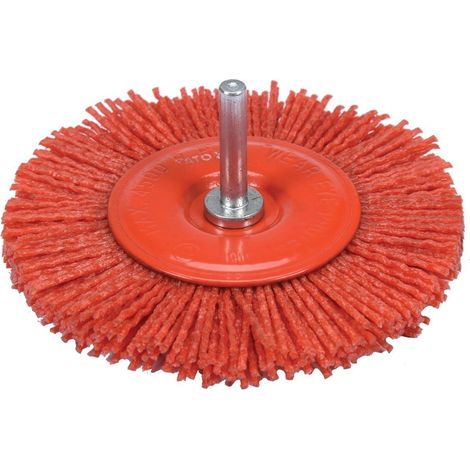 Spazzola a disco con albero in nylon da 100 mm YT-47792 Yato (1/4)