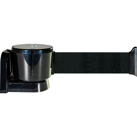 Enrouleur mural grande longueur avec sangle noir 12m x 50mm - 2811095 (1/2)
