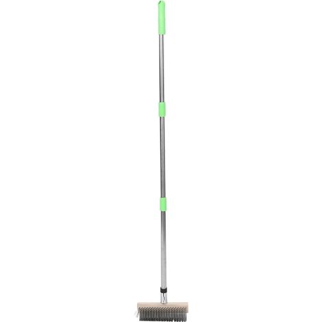 Brosse de cheminée à longs poils en acier inoxydable avec manche fil (1/5)