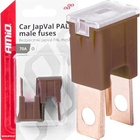Japval PAL Kfz-Sicherungen (Stecker), 2 Stück, 70 A, amio-03401 (1/4)