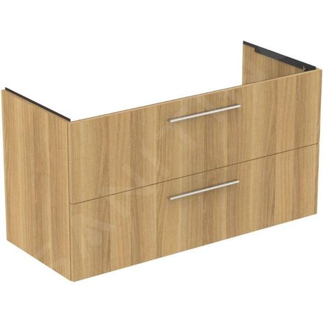 Ideal Standard T5514NX Meuble-bas WT i.life L avec 2 tiroirs (1/4)