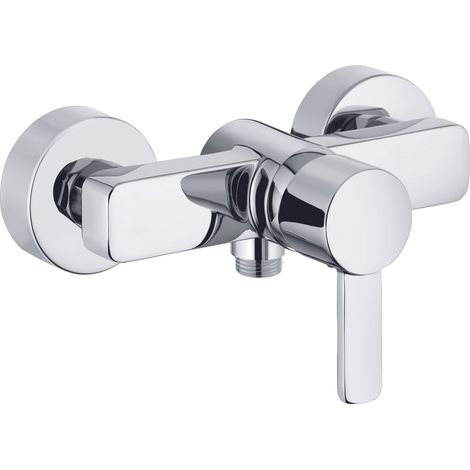 Mezclador monomando de ducha KLUDI ZENTA, de pared, cromo, (1/3)