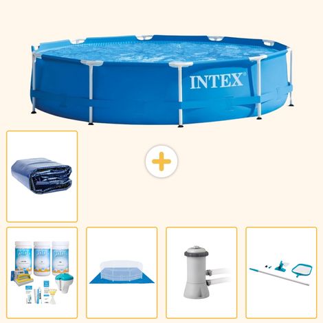 Intex Piscine Tubulaire Ronde - 366x76 cm - 6-pièces S20441 (1/5)