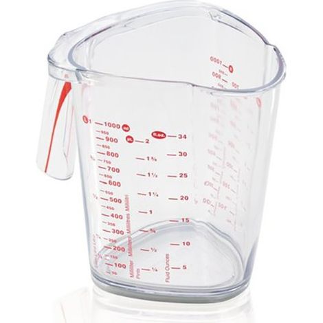 Jarro Medidor leifheit rouge 1 litre plastique durable