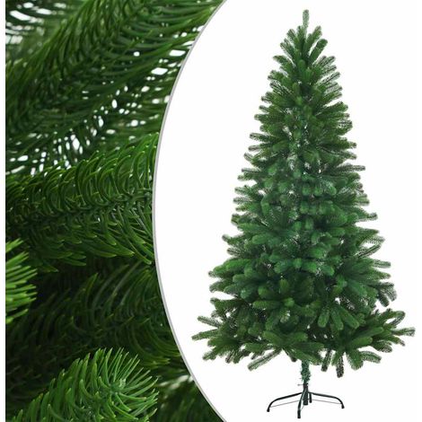 Albero di Natale Albero natalizio Albero festivo Artificiale Realistico con Punte 150 cm Verde (1/5)