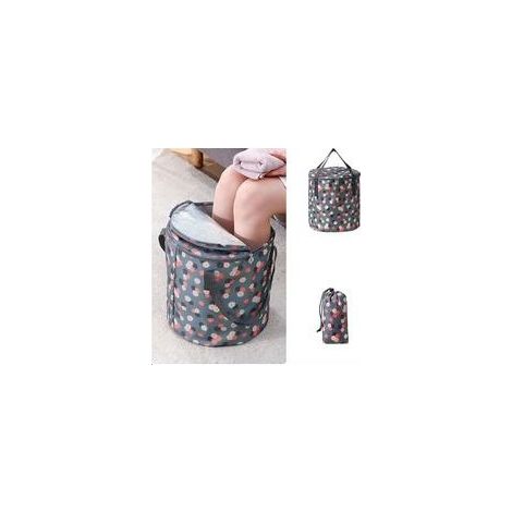 Seau pliable pour tremper les pieds Isolation avec couvercle Bain de pieds portable Bain de pieds portable Bain de bain portable Spa