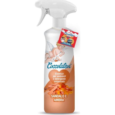COCCOLATEVI ESSENZA PER AMBIENTI IN SPRAY DA 750 ML SANDALO E AMBRA (1/4)