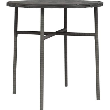 Maison Exclusive - Tavolino da Tè Grigio 45 cm in Polyrattan