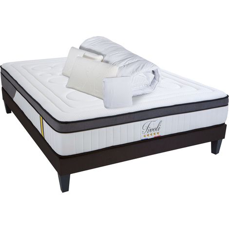Pack prêt à dormir confort ferme Blanc 180x200 cm (1/5)
