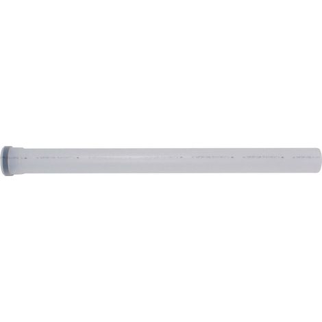 Vaillant Extensión Condensación 1,0 m para conducto de humos rígido DN 80, PP, 303253
