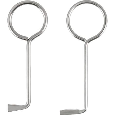 Clef Porte Chambre 2 Pièces Clé Passe Partout Métal Durable Pour Ouverture Facile Serrures Intérieures Compatible Serrures À Gorge Usage Domestique Hôtel Bureau Urgence Sécurité (1/5)