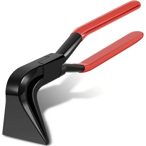 Pince pliante, rouge, 1 pièce Pince à tôle coudée à 90° Poignées durables et antidérapantes Pince antirouille (1/5)