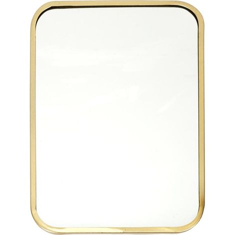 Miroir - HOME DECO FACTORY - Tendance - Contour Doré - Cuivre (1/5)
