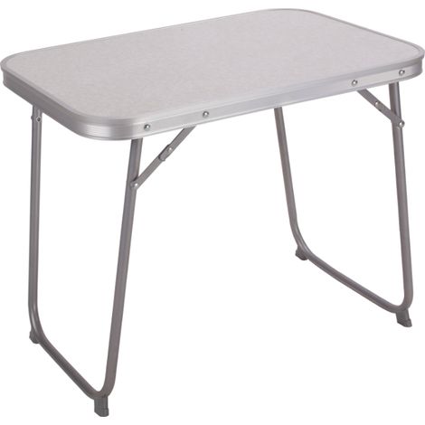 MESA PLEGABLE ACERO 60X40X50 CM BLANCA