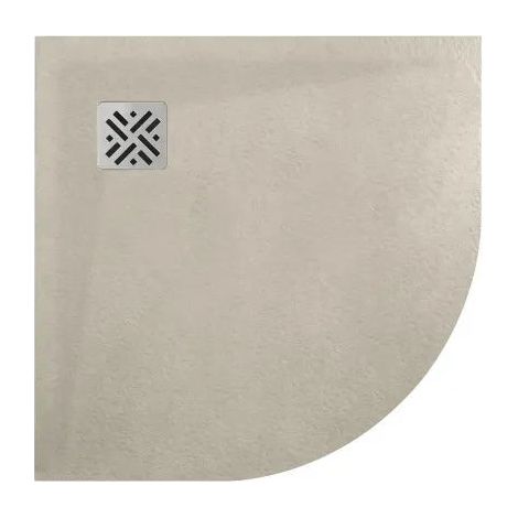 Glass - Piatto Doccia Semicircolare 90 Cm Dune - Colore: Sabbia (1/2)