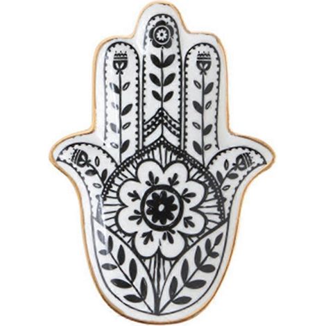 Schmuckteller aus Keramik, kleiner dekorativer Teller, Geschenk für Mädchen und Mütter (1/5)
