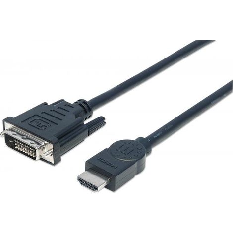 MANHATTAN Cavo Video da HDMI a DVI-D  M/M 3,0 MT (1/4)