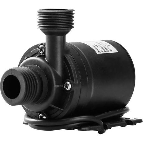 DC 12V Pompe à eau submersible sans balai 800L / H 5M pour système de circulation d'eau de système de circulation solaire de la piscine Fontaine (1/5)