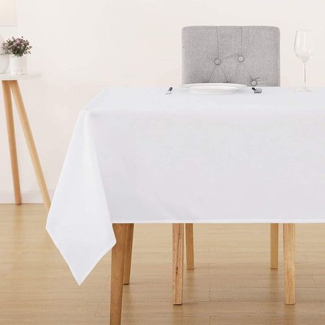 Deconovo Tischdecke Lotuseffekt Wasserabweisend 130x280 cm (1/5)
