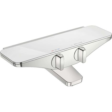 Hansa Emotion - Grifo termostático de bañera, blanco/cromo 5864217182 (1/3)