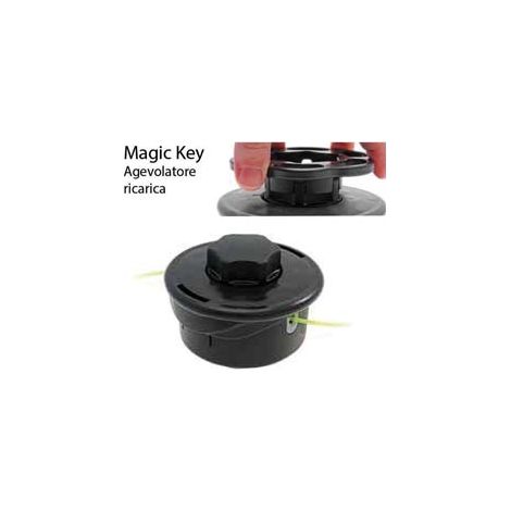 TESTINA PER DECESPUGLIATORE BATTI E VAI GARDEN DEVIL  ø mm.120 universale con foro ø mm.25,4