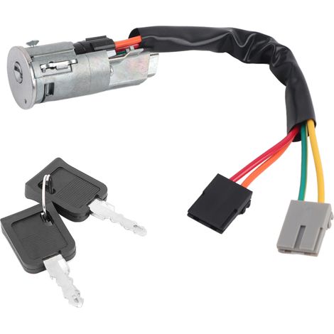 Jeffergarden Clés de commutateur de baril de serrure d'allumage pour TRAFIC VAUXHALL VIVARO NISSAN PRIMASTAR 7701038365 (1/4)