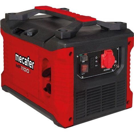 Generatore elettrico a benzina - Inverter - Mecader - MF1100i 4L 2 HP - 1000 W