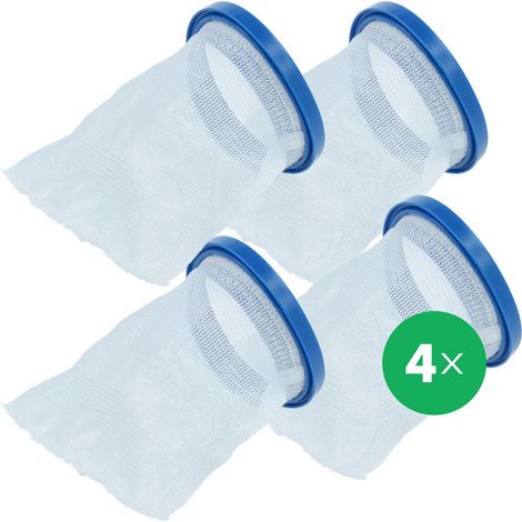 vhbw 4x Filtres compatible avec Pool Blaster Max, Max CG, IVAC 250 Li aspirateur, nettoyeur piscine - Microfiltre, 11 x 11 x 2,3 cm