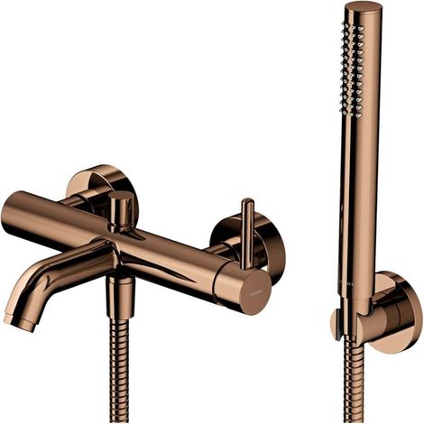 OMNIRES Y - Miscelatore per vasca da bagno, con accessori, color rame Y1231CP