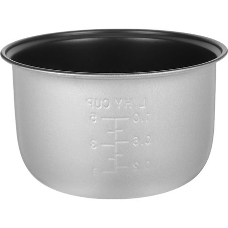 Cuve Intérieure De Rechange Pour Cuiseur À Riz Cuve Intérieure Du Cuiseur À Riz Antiadhésive Accessoire Pour Électrique Chauffe Uniformément Pour Soupe Et Gâteau 18.50 X 18.50 X 11.00 Cm (1/5)