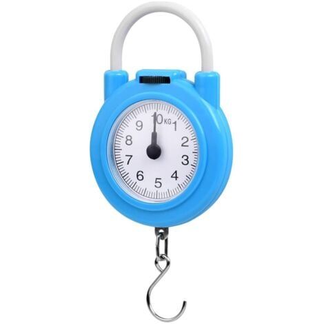 Balance à Bagages,Peson dynamométrique Max 10kg Petit et Portable Avec Une Prise En Main Confortable Pour Les Voyages et Travail (1/5)