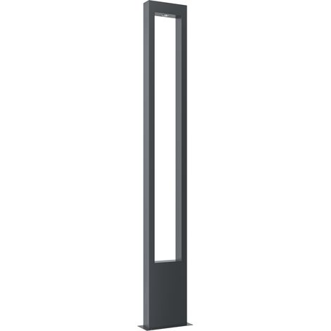 Lampione Per Esterno Moderno Metallo Grafite Luce Led 20W Ip65 (1/5)
