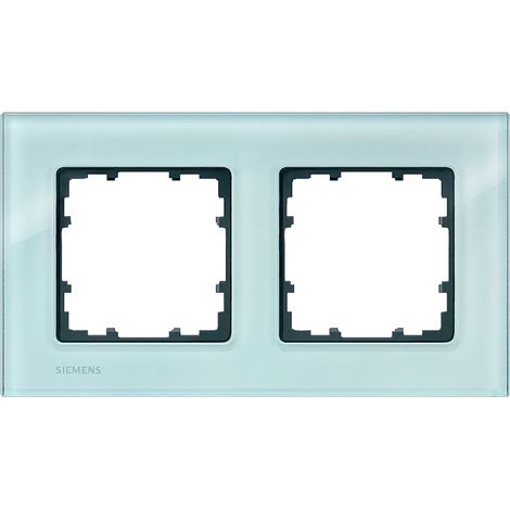 Siemens Marco Doble Delta Vidrio Satinado Verde Cristalino
