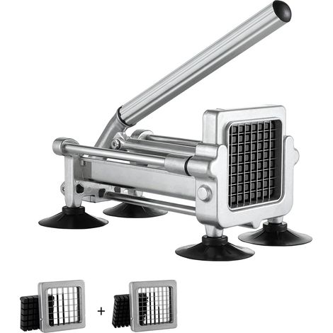 Trancheuse à pommes de terre frites, aluminium et acier inoxydable (1/5)